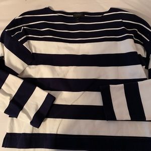J Crew Striped Long Sleeve Shirt